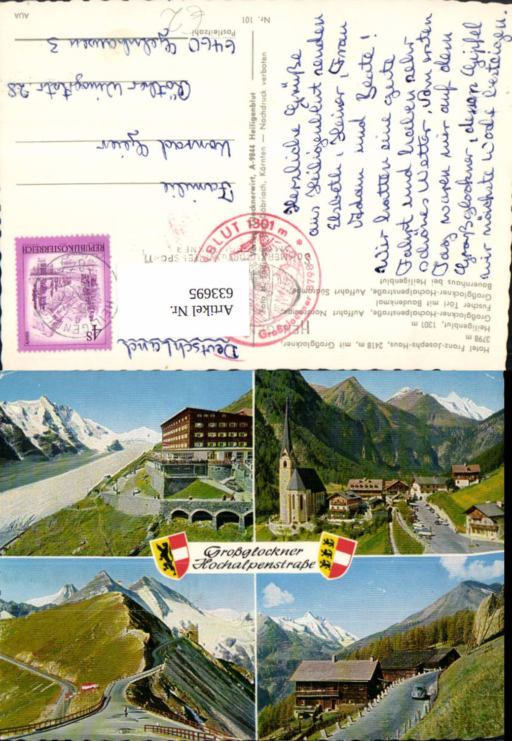 633695,Mehrbild Ak Heiligenblut Hotel Franz-Josefs-Höhe Großglockner Hochalpenstraße