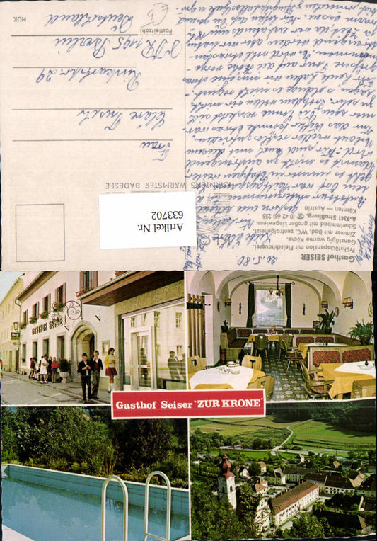 633702,Mehrbild Ak Straßburg Kärnten Gasthof Seiser