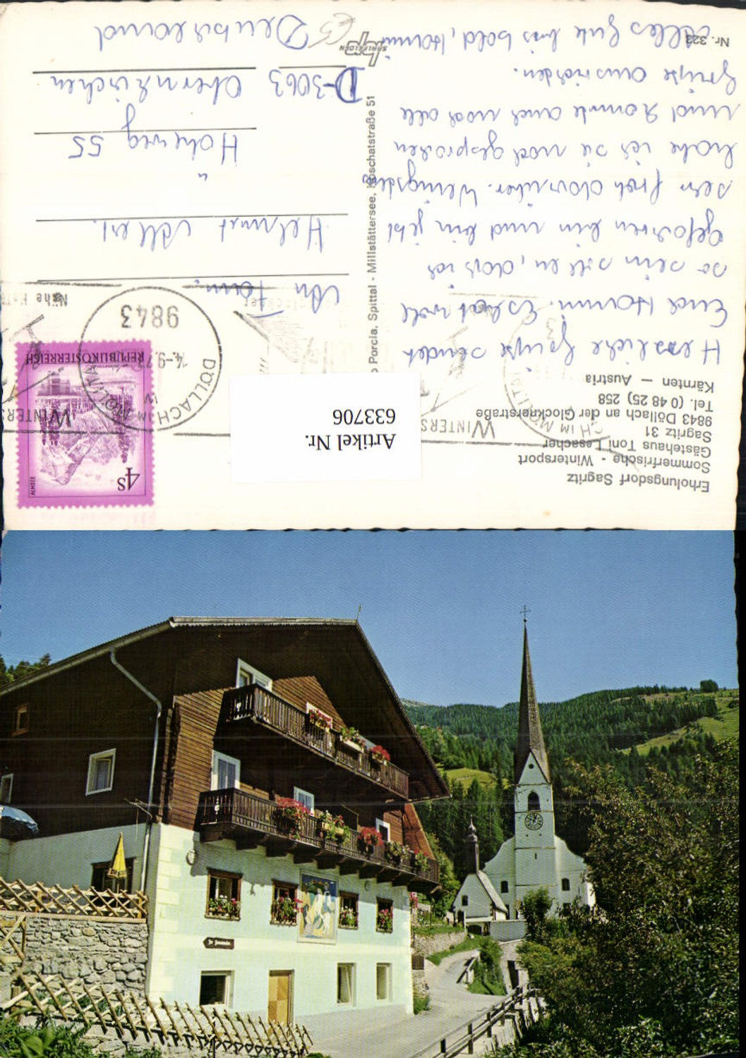 633706,Döllach a. d. Glocknerstraße Gästehaus Toni Lesacher Kirche Großkirchheim
