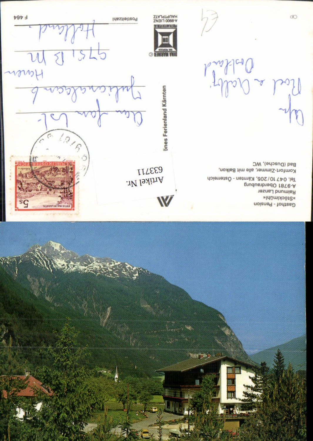 633711,Oberdrauburg Gasthof Pension Stöcklmühl