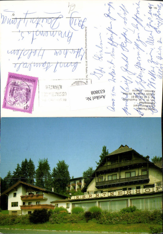 633808,Velden a. Wörthersee Hotel Pension Kärntnerhof