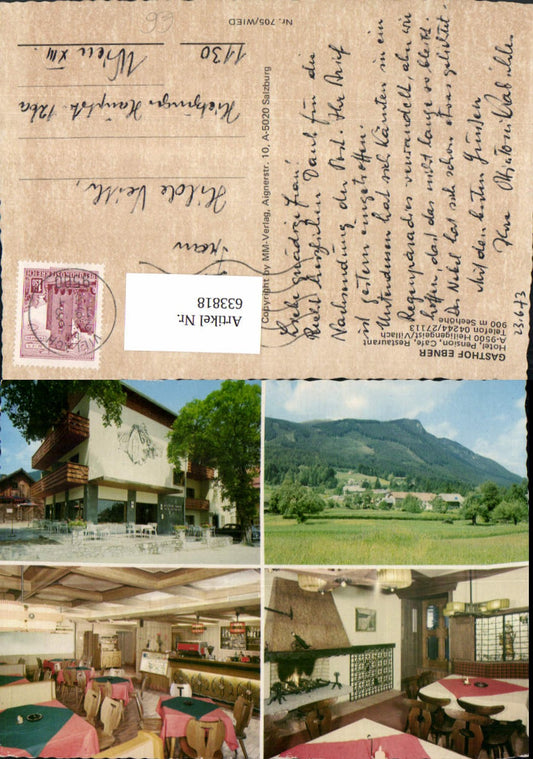 633818,Mehrbild Ak Heiligengeist Villach Gasthof Ebner