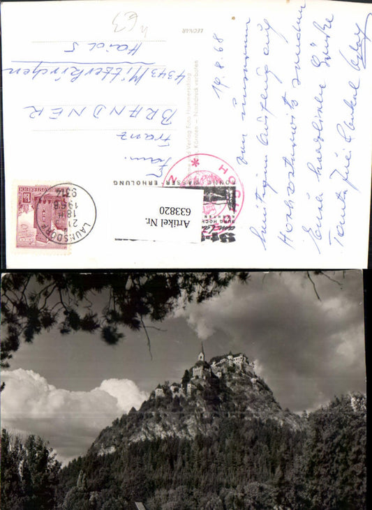 633820,Foto Ak Burg Hochosterwitz Launsdorf Sankt Georgen am Längsee