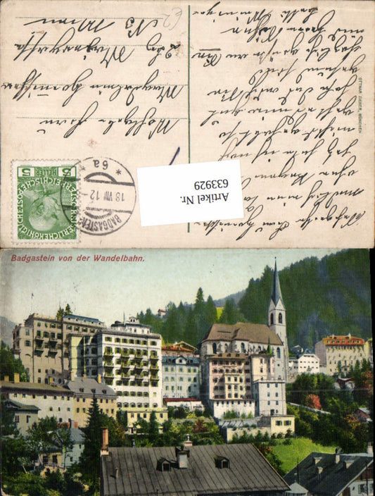 633928,Bad Gastein Badgastein Böckstein Kurhaus 1906