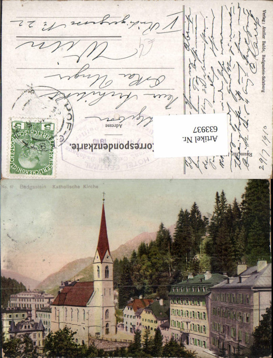 633937,Bad Gastein Badgastein Katholische Kirche