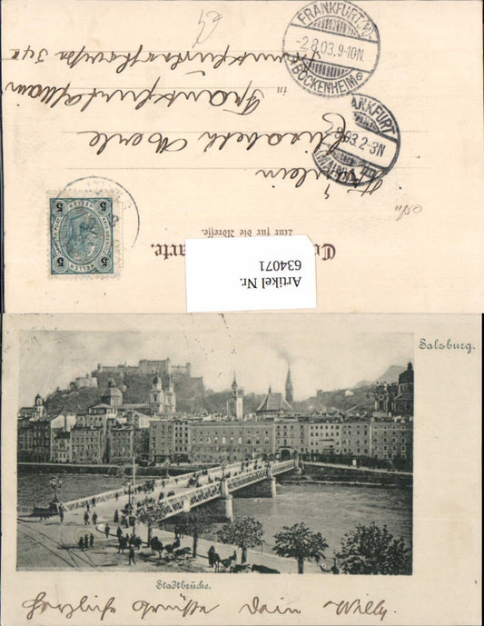 634071,Salzburg Stadt Brücke Staatsbrücke Stadtbrücke