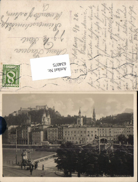 634075,Salzburg Stadt Brücke Staatsbrücke Stadtbrücke
