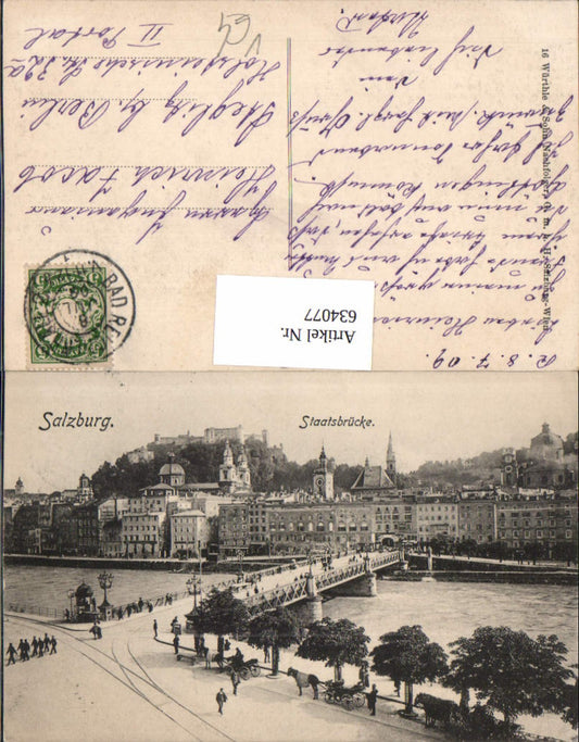 634077,Salzburg Stadt Brücke Staatsbrücke Stadtbrücke Steglitz Berlin