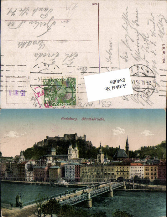 634086,Salzburg Stadt Brücke Staatsbrücke Stadtbrücke