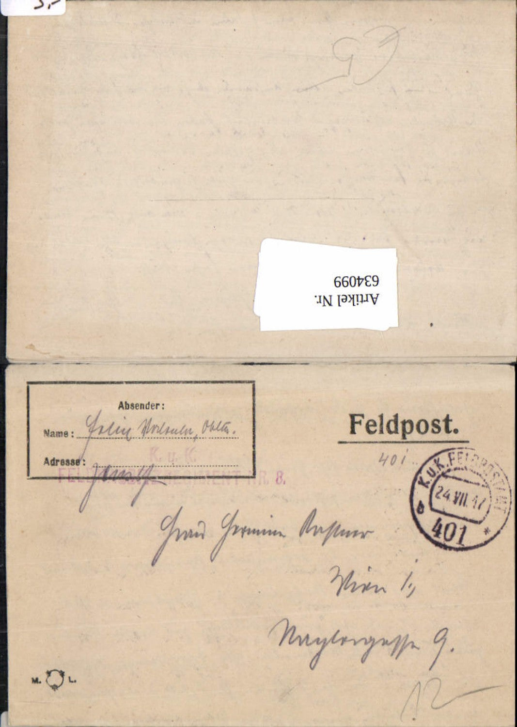 Alte Ansichtskarte – Old Postcard