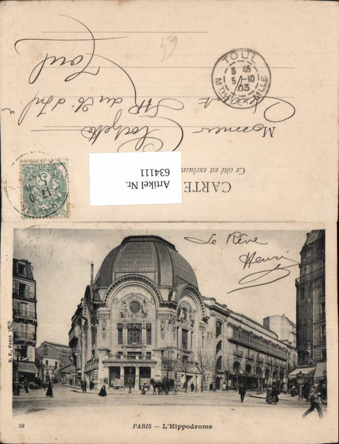 Alte Ansichtskarte – Old Postcard