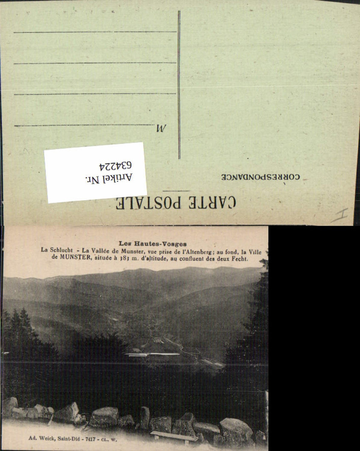 Alte Ansichtskarte – Old Postcard