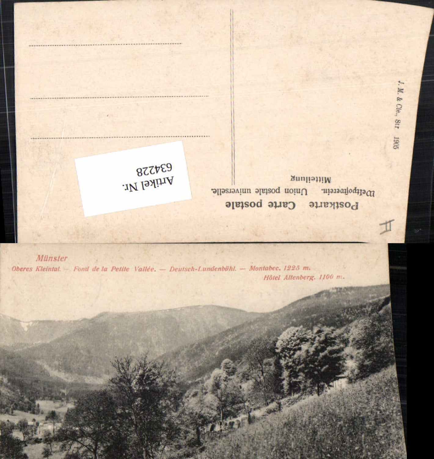 Alte Ansichtskarte – Old Postcard