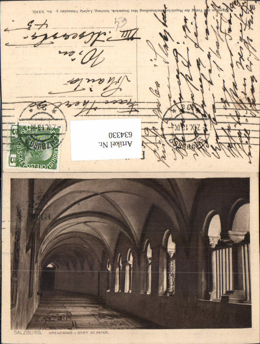 634330,Salzburg Kreuzgang Stift St Peter