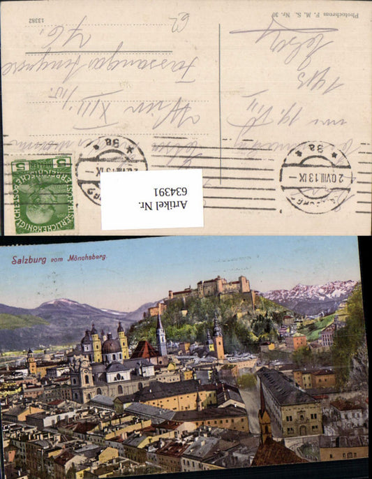 634391,Salzburg vom Mönchsberg