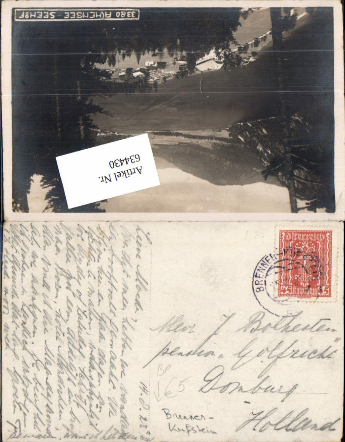 Alte Ansichtskarte – Old Postcard