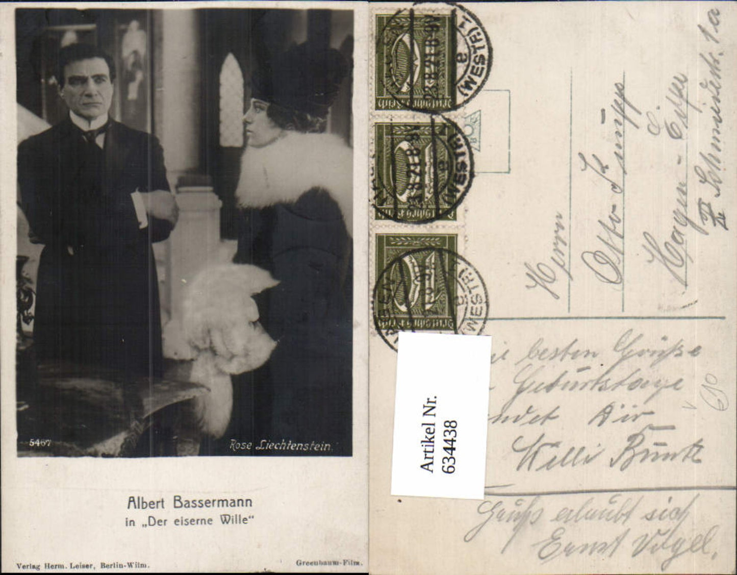 634438,Albert Bassermann in der Eiserne Wille Liechtenstein pub Leiser