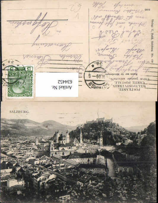 634452,Salzburg Ansicht pub G. Baldi 159
