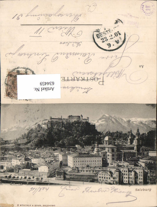 634459,Salzburg Ansicht pub Würthle Sohn 2