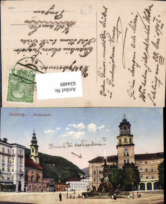 634489,Salzburg Glockenspiel Residenzbrunnen
