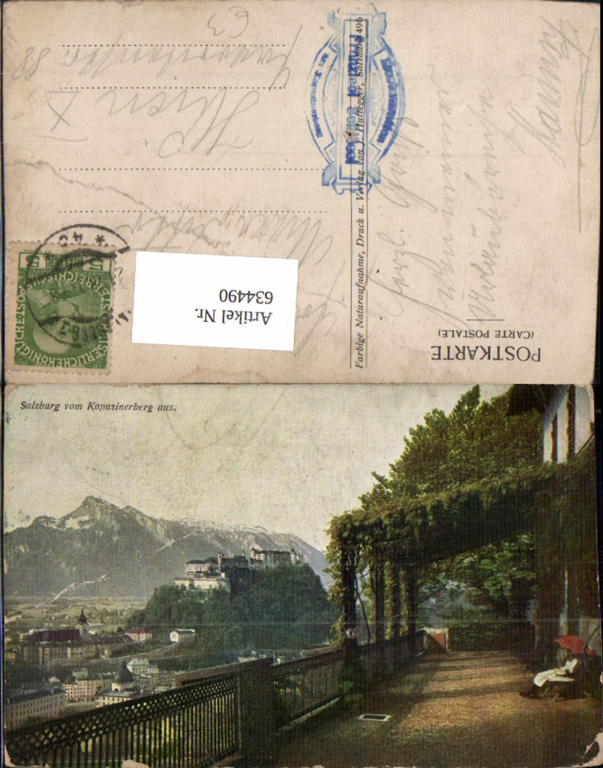634490, Salzburg from the Kapuzinerberg