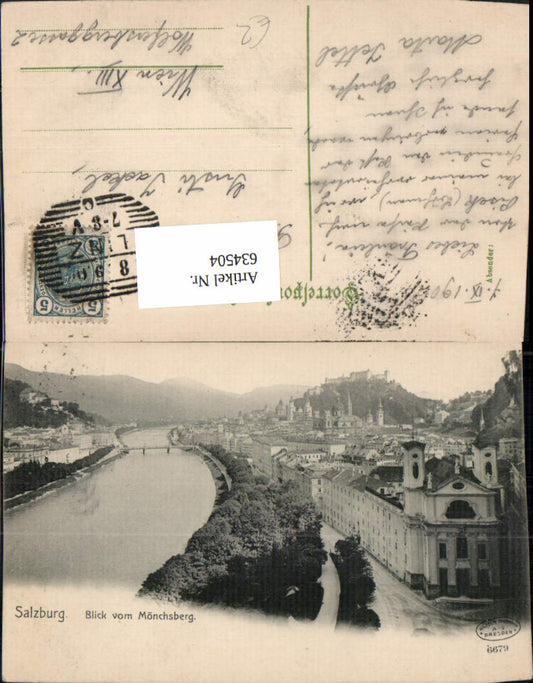 634504,Salzburg Blick v. Mönchsberg