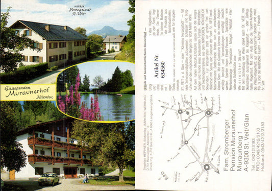 634560,Mehrbild Ak St Veit a. d. Glan Pension Mauraunerhof