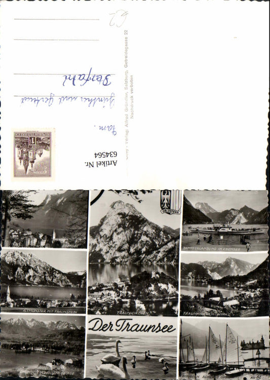 634564,Mehrbild Ak Der Traunsee Ebensee Gmunden Traunkirchen