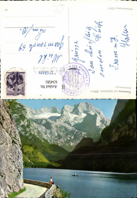 634581,Gosausee m. Dachstein Gosau