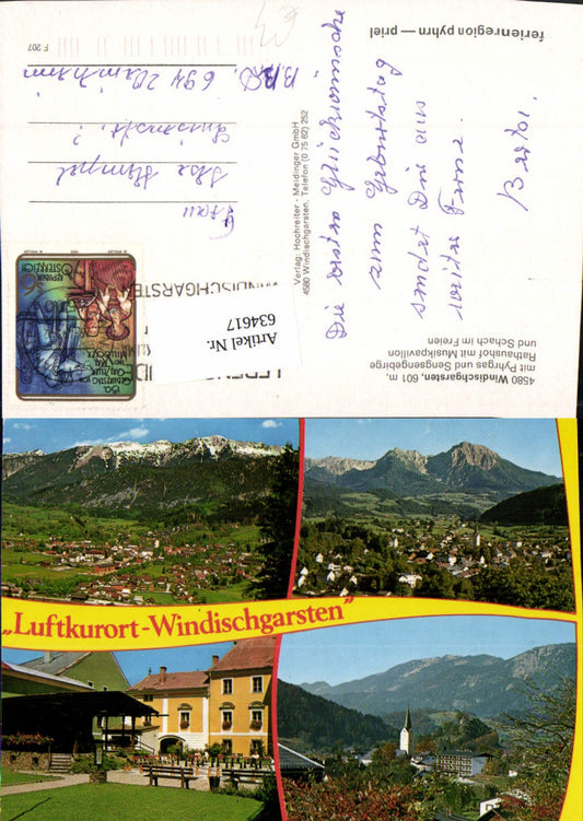 634617,Mehrbild Ak Windischgarsten m. Pyhrgas Sengsengebirge