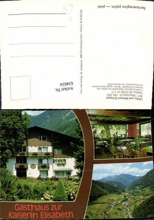 634624,Mehrbild Ak Steyrling Gasthaus zur Kaiserin Elisabeth Klaus an der Pyhrnbahn