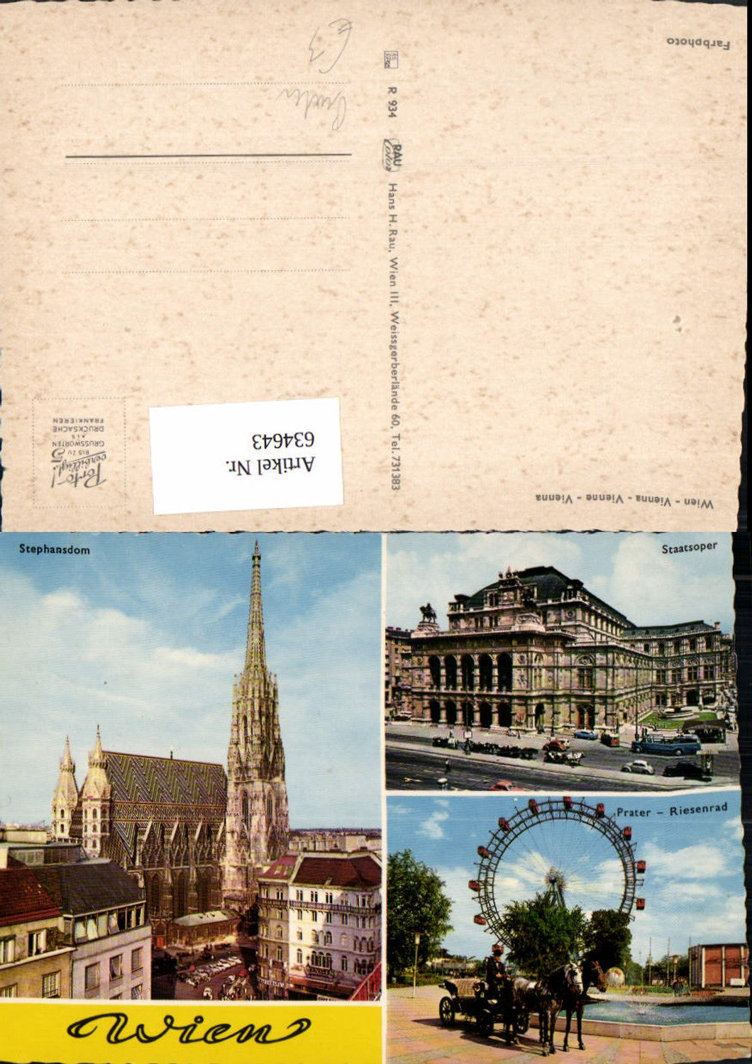 Alte Ansichtskarte – Old Postcard