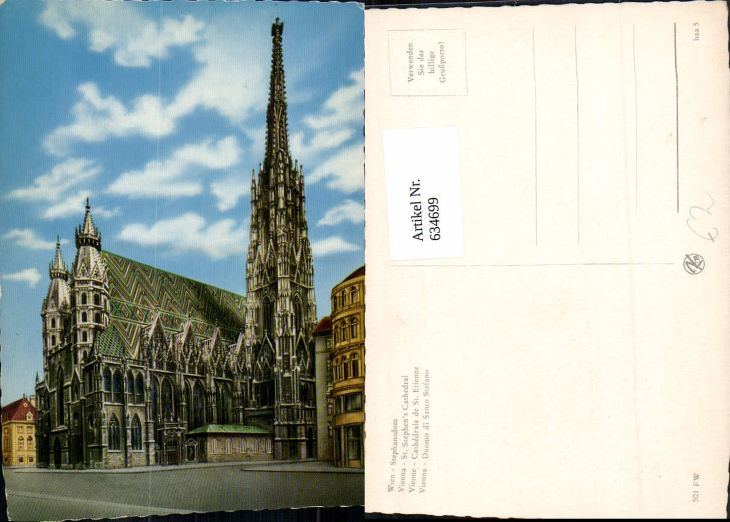 Alte Ansichtskarte – Old Postcard