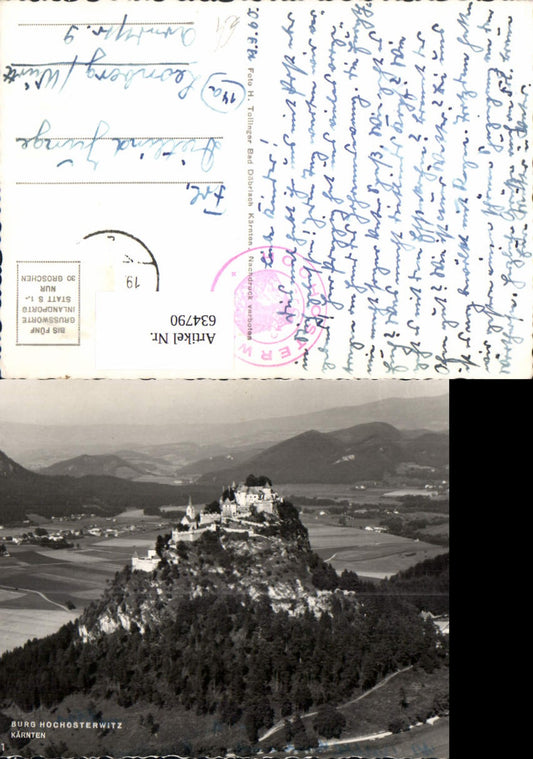 634790,Foto Ak Burg Hochosterwitz Launsdorf Sankt Georgen am Längsee