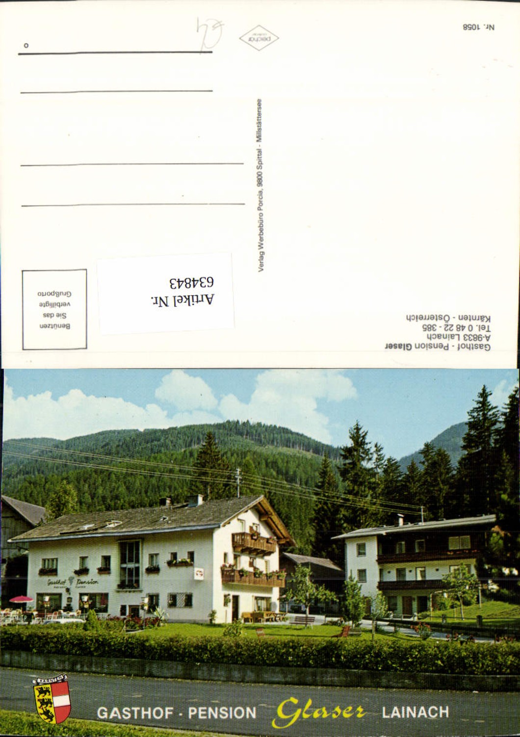 634843,Lainach Rangersdorf Gasthof Pension Glaser