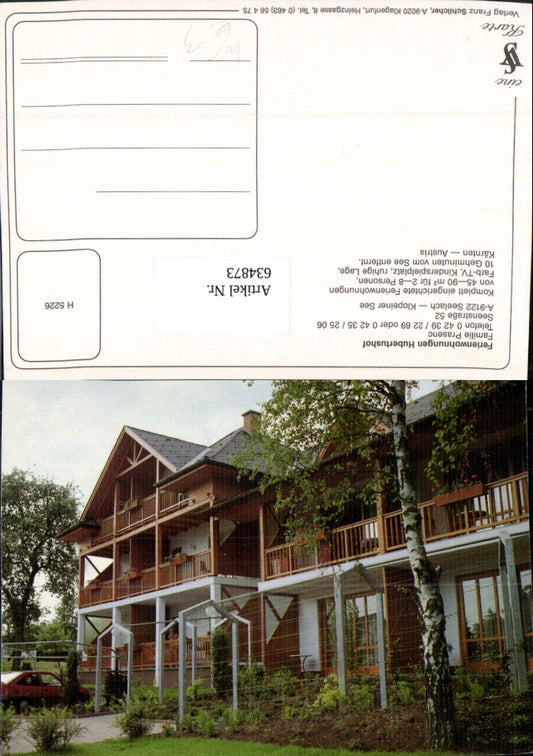 634873,Seelach Klopeiner See Ferienwohnungen Hubertushof Sankt Kanzian am Klopeiner See