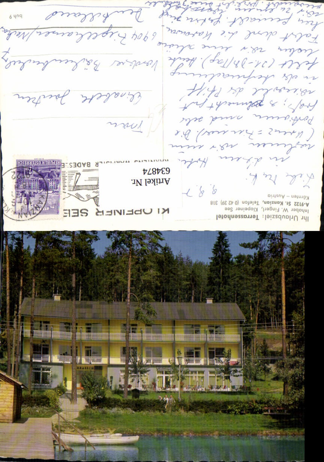 634874,Sankt Kanzian am Klopeiner See Terrassenhotel