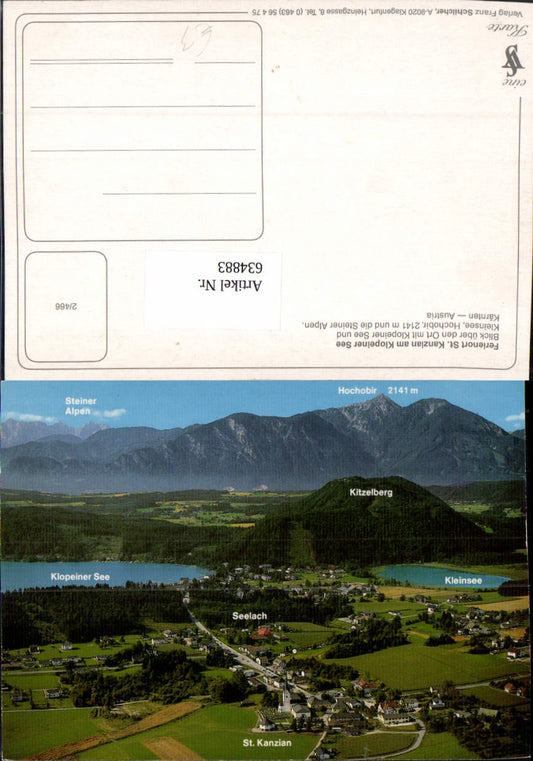 634883,Sankt Kanzian am Klopeiner See Totale
