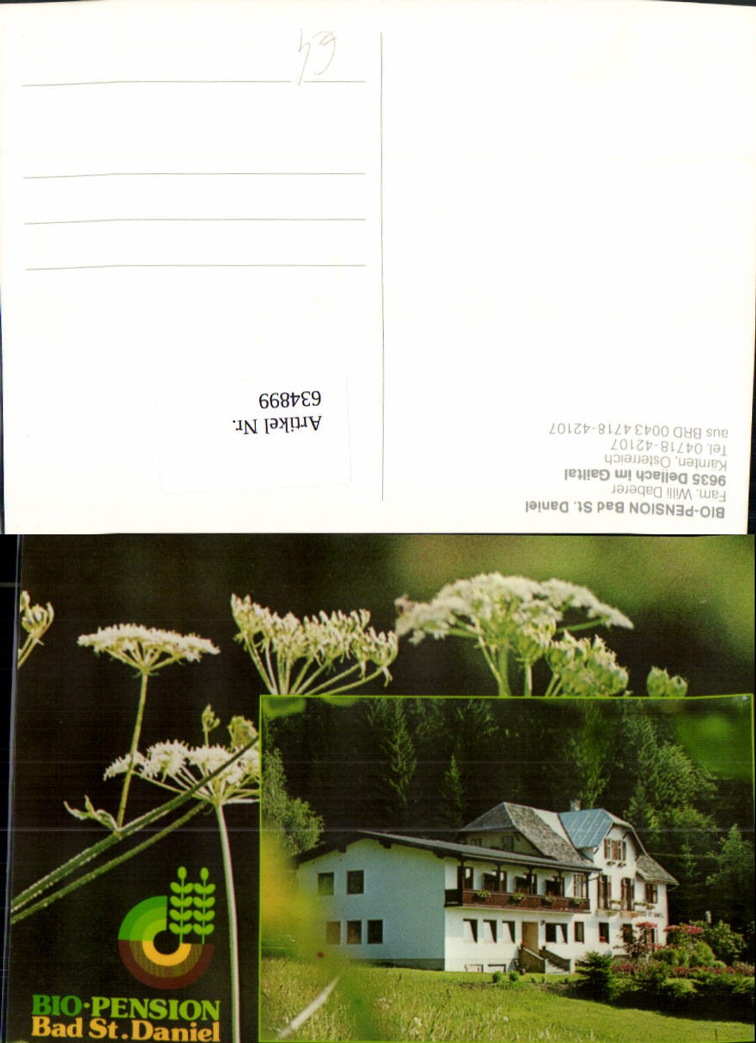 Alte Ansichtskarte – Old Postcard