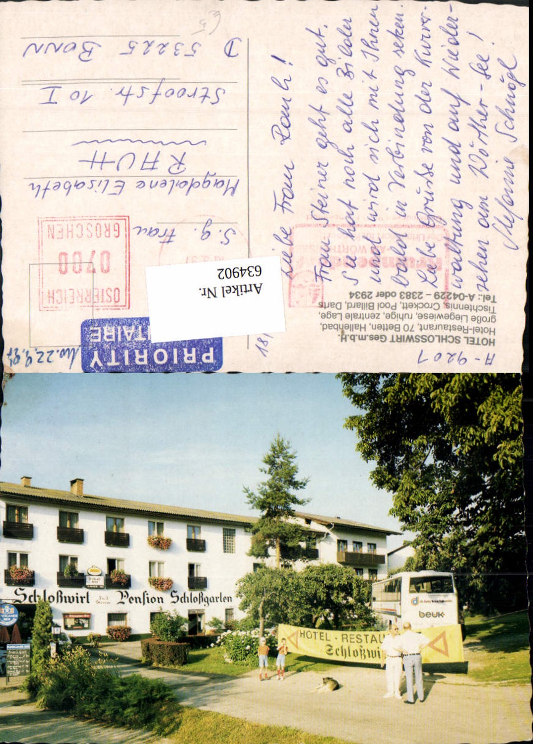Alte Ansichtskarte – Old Postcard