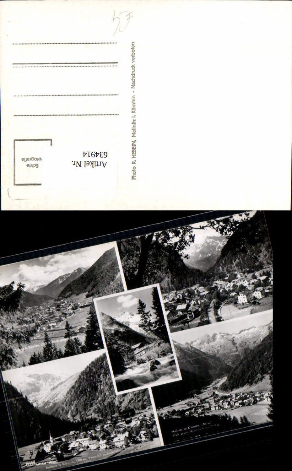 634914,Mehrbild Ak Mallnitz i. Kärnten Ansichten