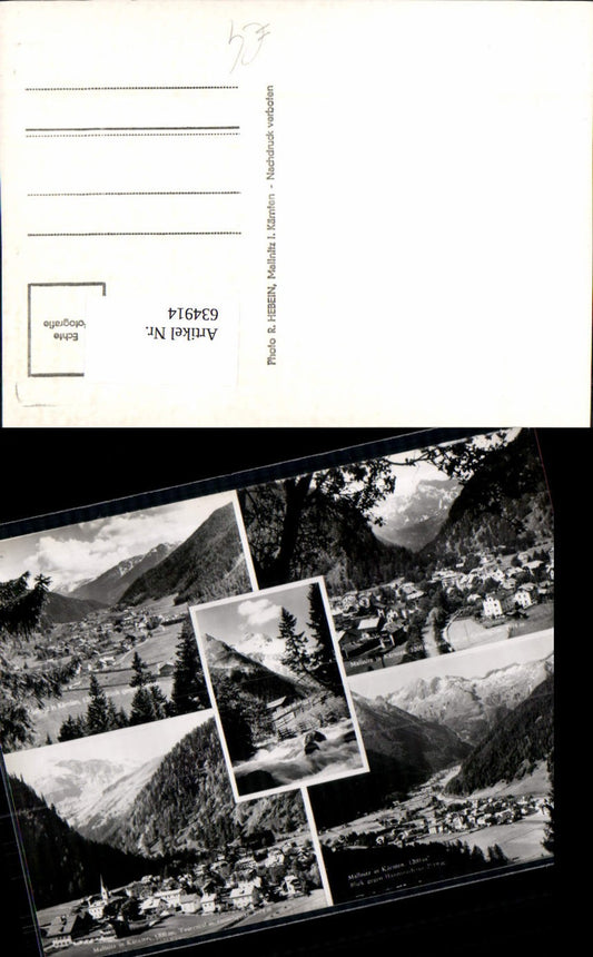 634914,Mehrbild Ak Mallnitz i. Kärnten Ansichten