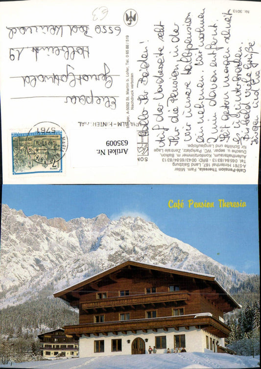 635009,Hinterthal Cafe Pension Theresia Maria Alm am Steinernen Meer