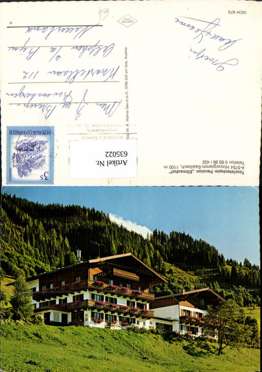 635022,Saalbach-Hinterglemm Touristenheim Pension Ellmauhof