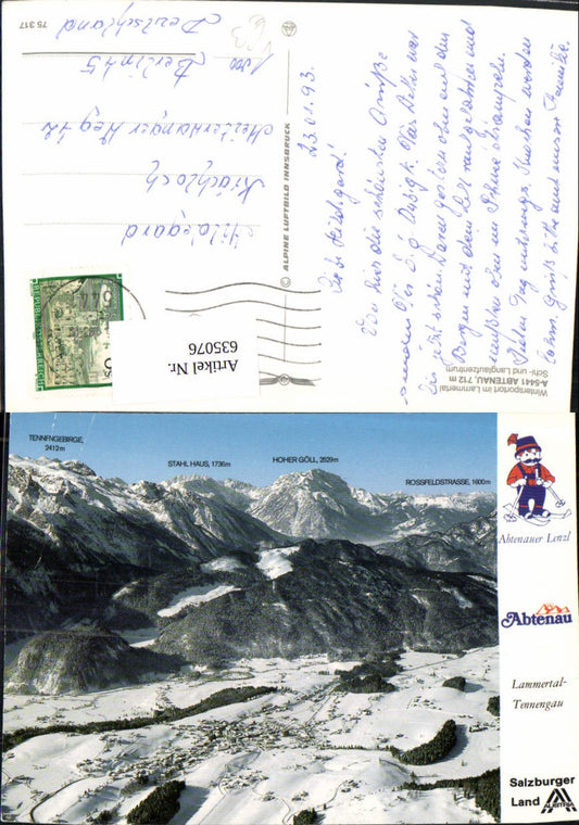 635076,Abtenau Wintersport Lammertal pub Alpine Luftbild 75317