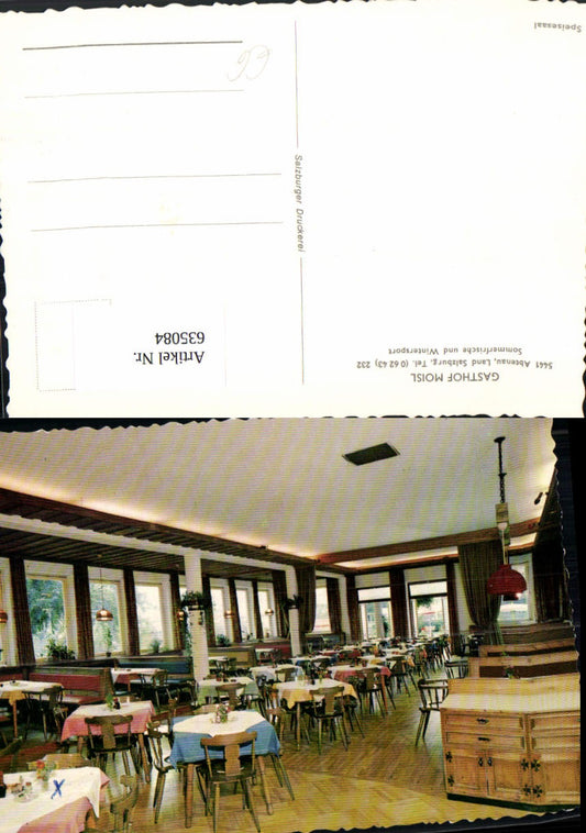 635084,Abtenau Gasthof Moisl Innenansicht Speisezimmer