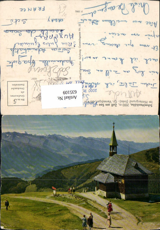 635109,Schmittenhöhe Zell a. See m. Großvenediger Kirchlein