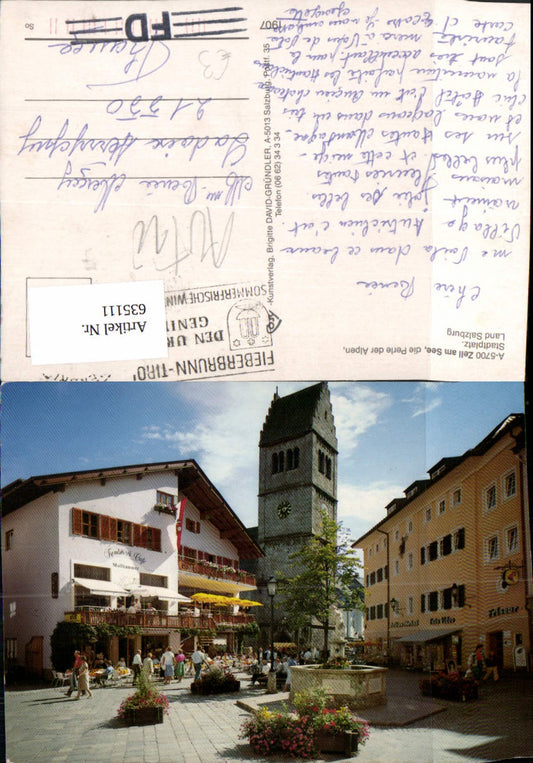 635111,Zell a. See Stadtplatz Brunnen