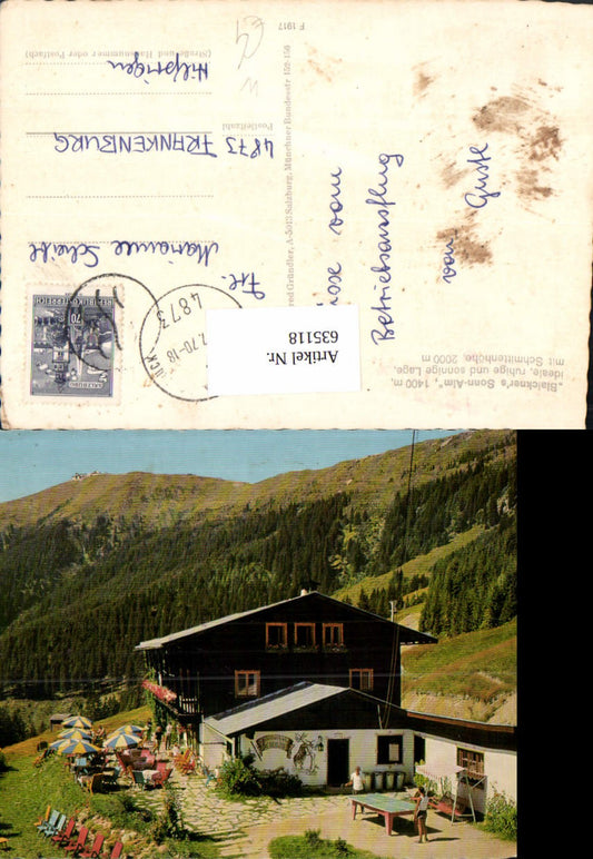 635118,Zell am See Berghotel Blaickners Sonnalm m. Schmittenhöhe