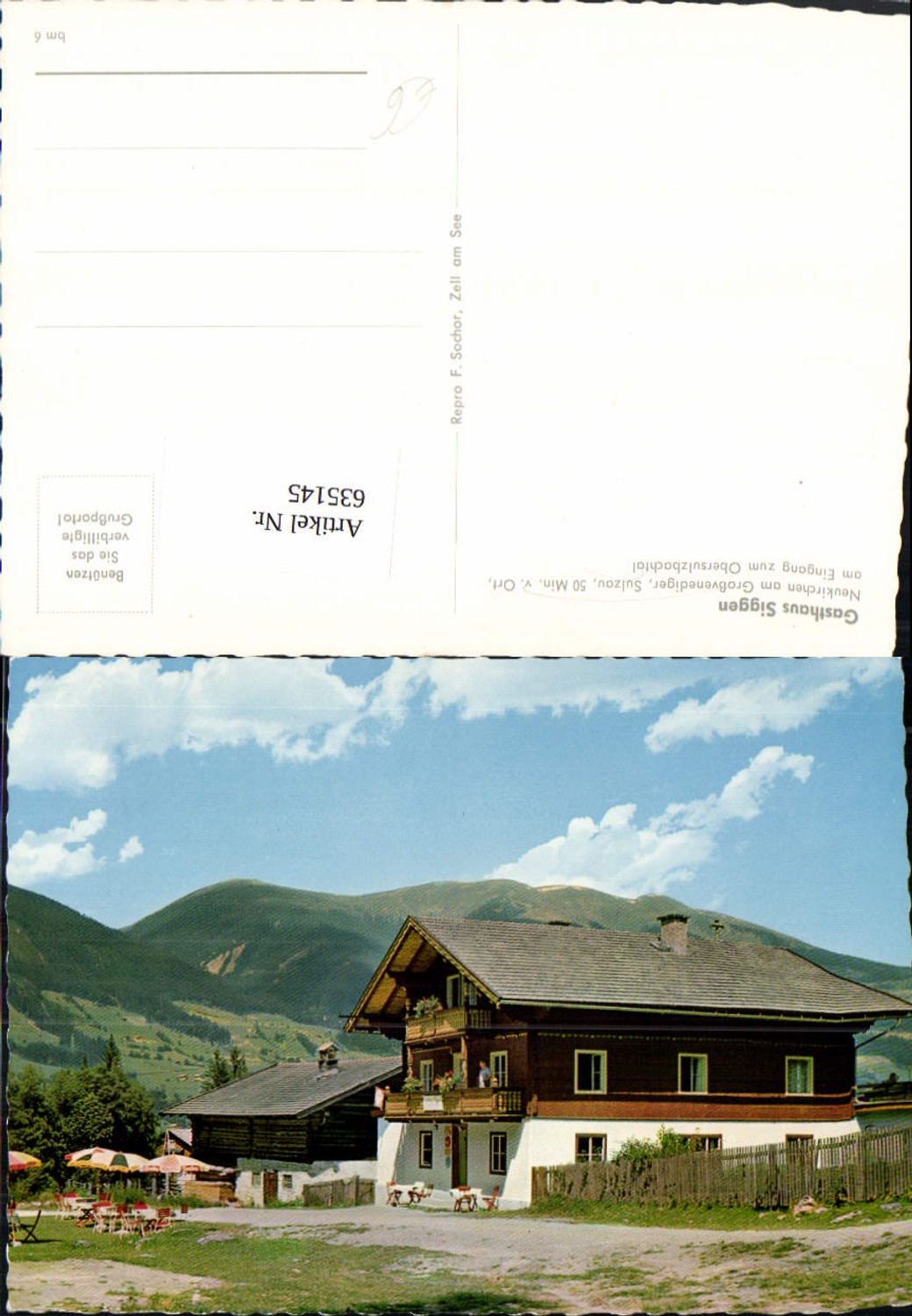 635145,Neukirchen a. Großvenediger Gasthaus Siggen